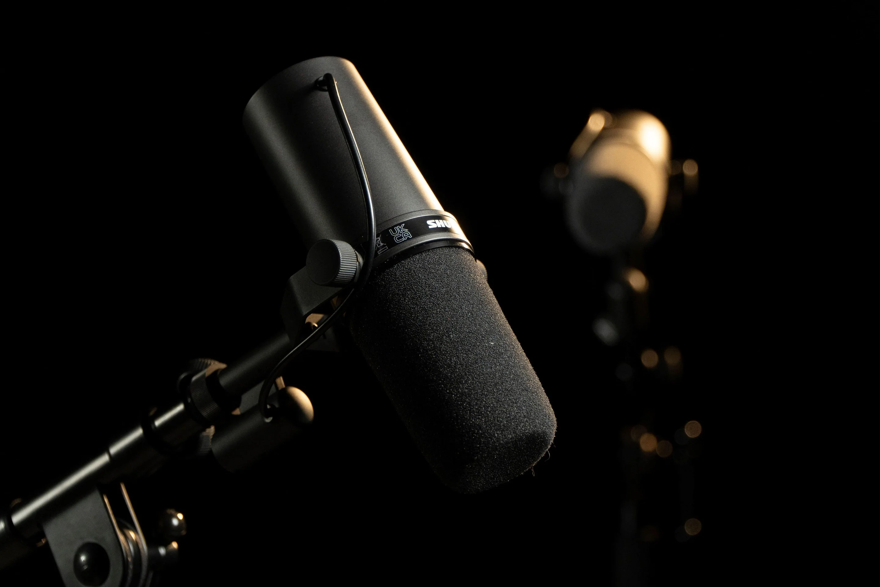 Micro Shure SM7B en studio